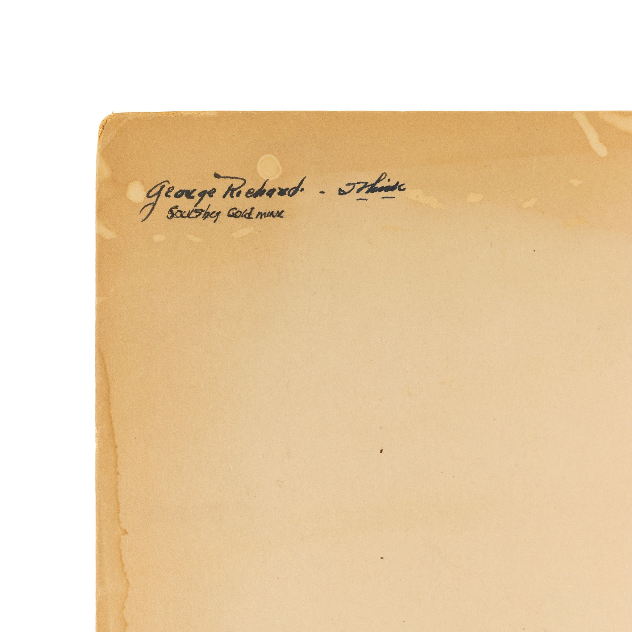 Soulsby Gold Mine Photo by George Richard