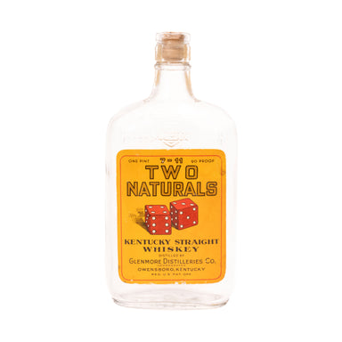 "Two Naturals" Whiskey Bottle, Western, Drinking, Bottle