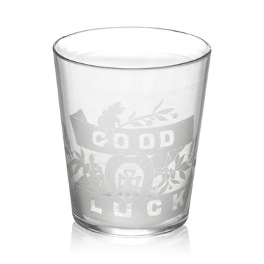 Good Luck Shot Glass, Western, Drinking, Glass