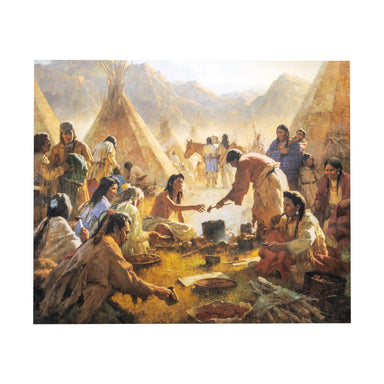 "Old Country Buffet - The Feast" Print by Howard Terpning, Fine Art, Print, Other