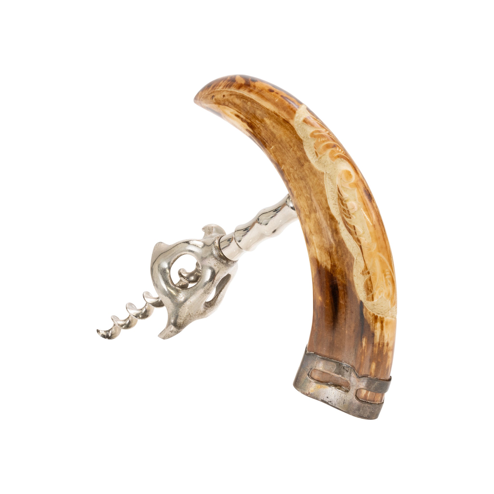 Fossilized Boar  Tusk Corkscrew