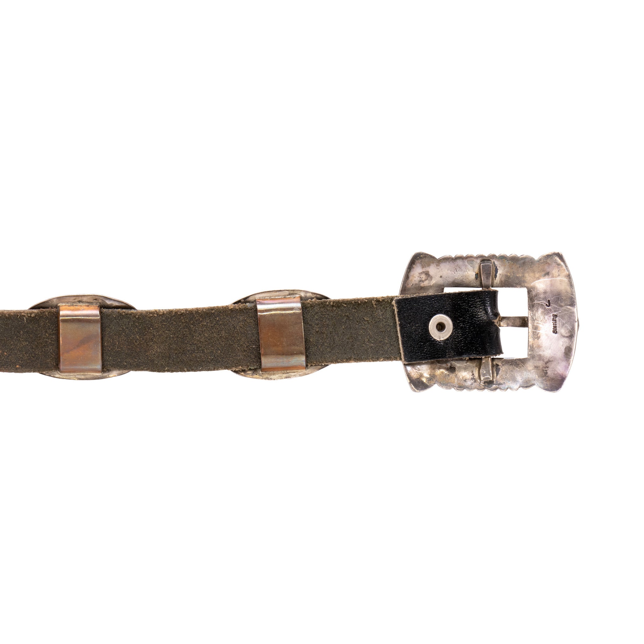 Navajo Canrnelian Concho Belt