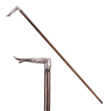 Sterling Leg Cane, Furnishings, Decor, Cane