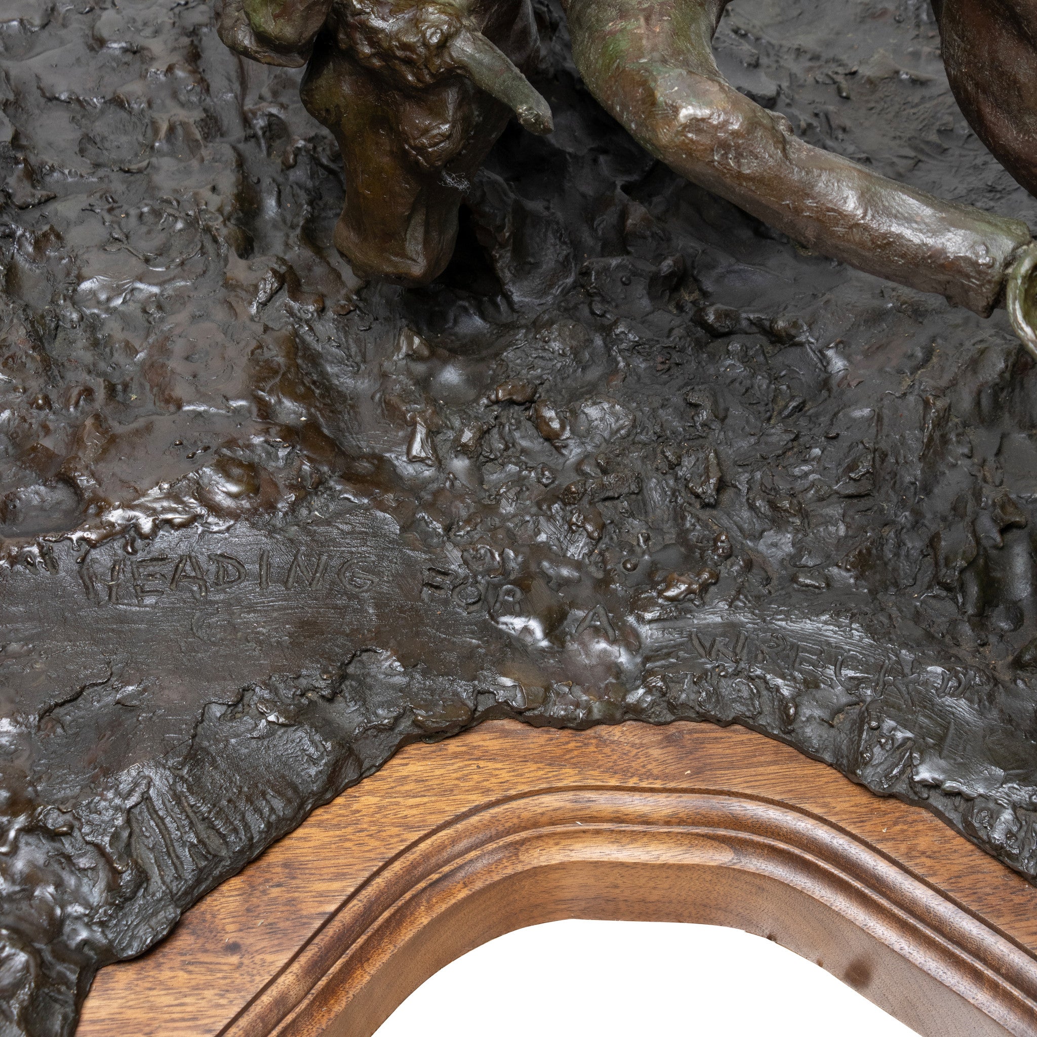 Heading for a Wreck by Bob Scriver