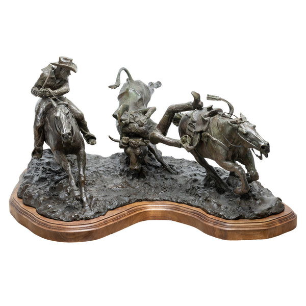 Heading for a Wreck by Bob Scriver, Fine Art, Sculpture, bro