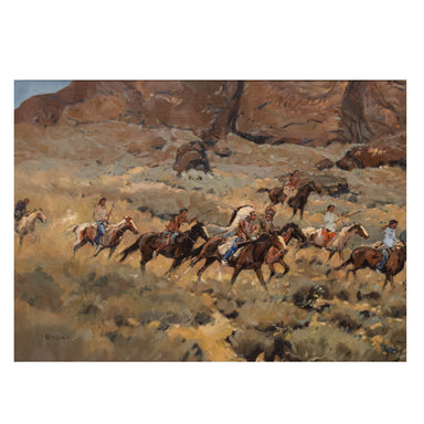 War Party by Sheryl Bodily, Fine Art, Painting, Native American