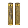 Matched Pair Trench Art Vases