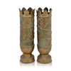 Matched Pair of Trench Art Vases, Furnishings, Decor, Trench Art
