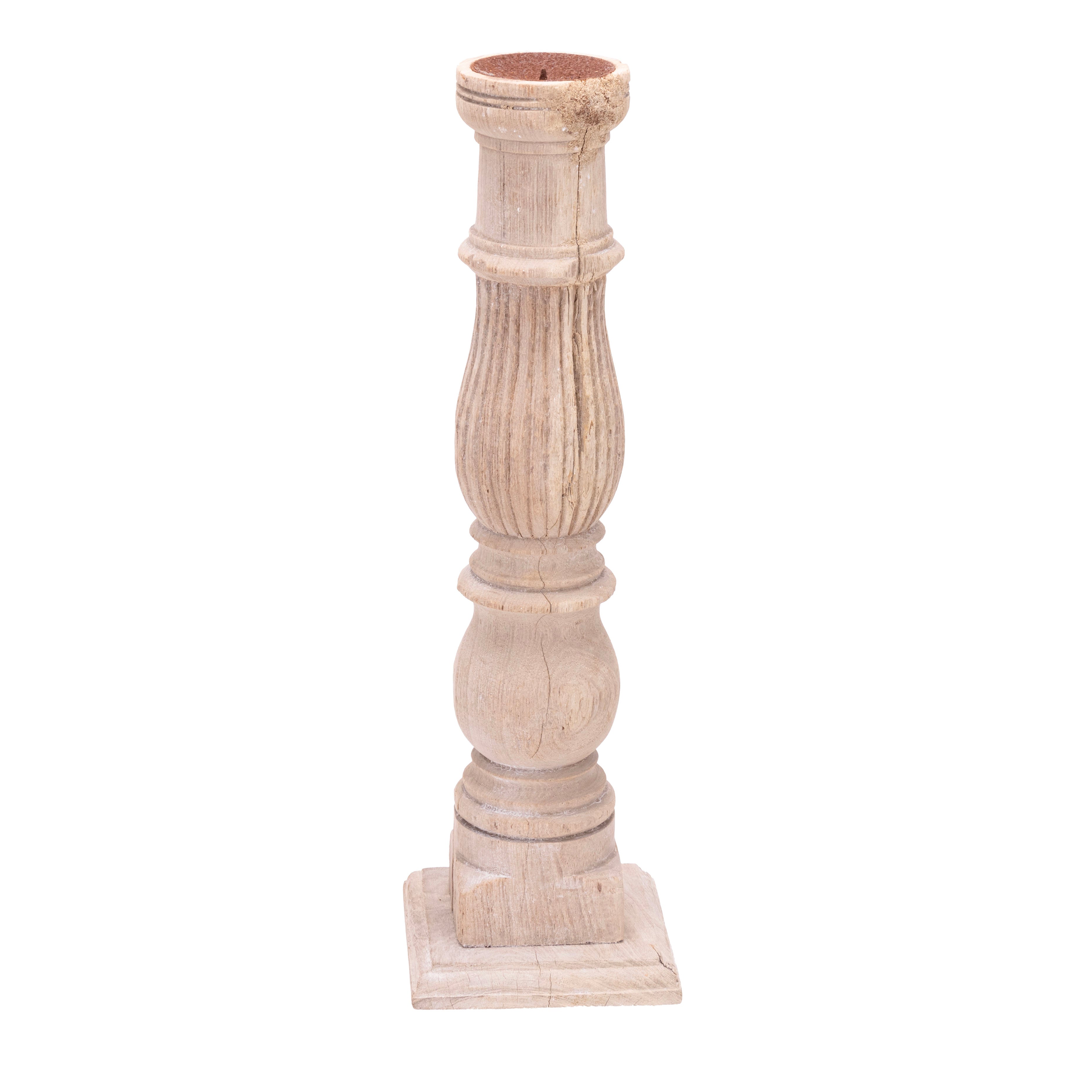 Architectural Wood Candlesticks