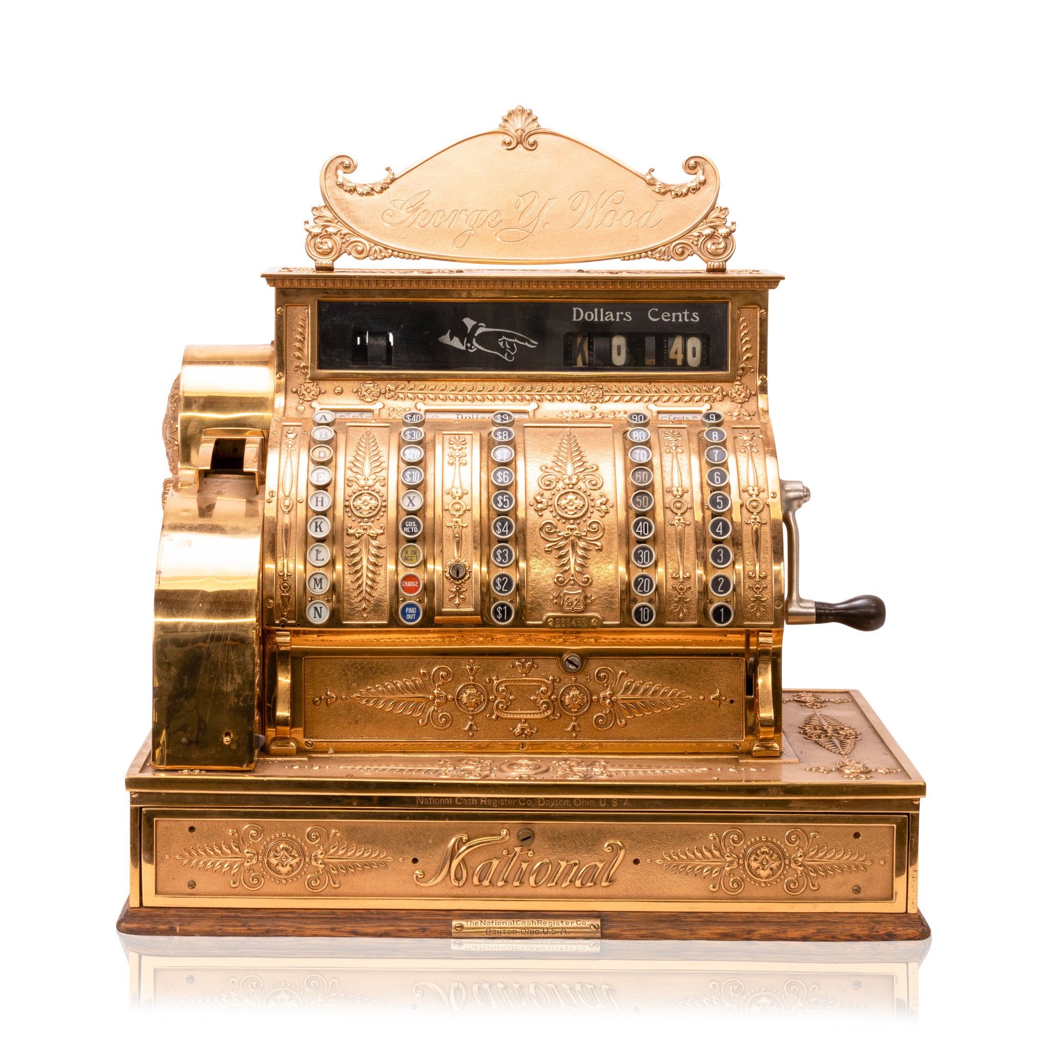National Cash Register Co Model 95, Furnishings, Decor, Other