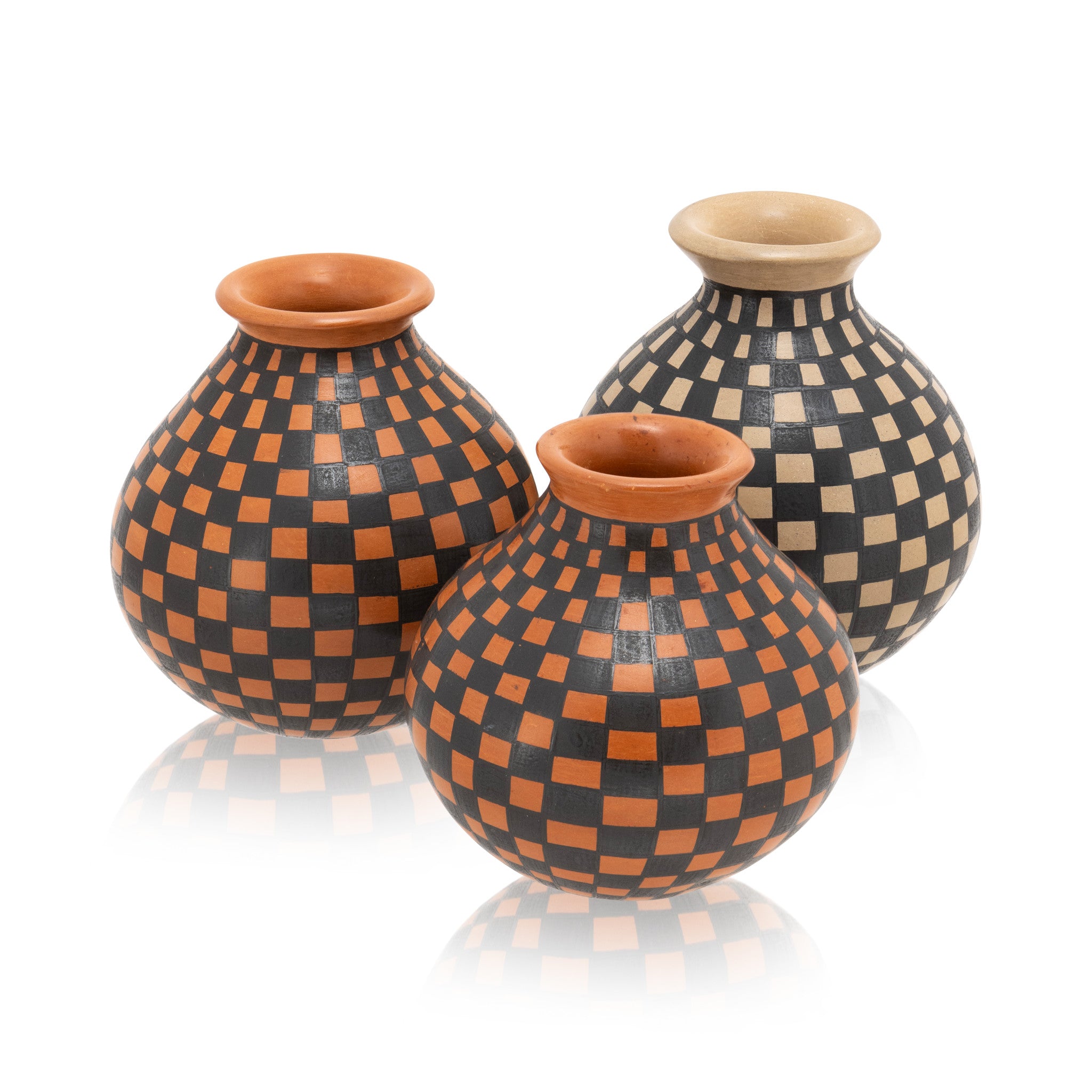 Three Mata Ortiz Pots and Jars, Native, Pottery, Historic