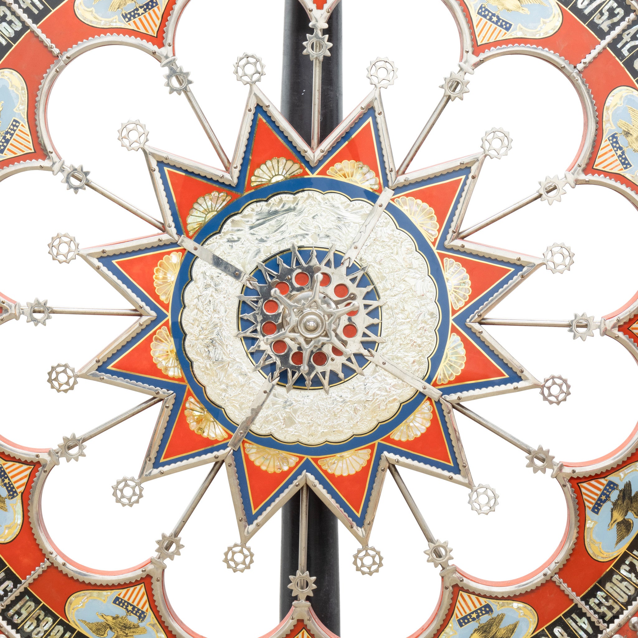Patriotic Themed H.C. Evans Gambling Wheel