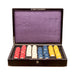 Set of Ivory Poker Chips in Original Box, Western, Gaming, Poker Chips