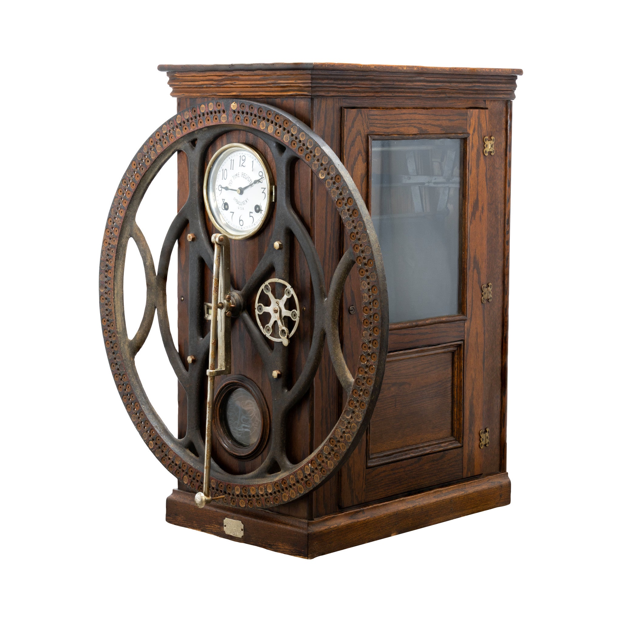 International Time Recording Dial Clock