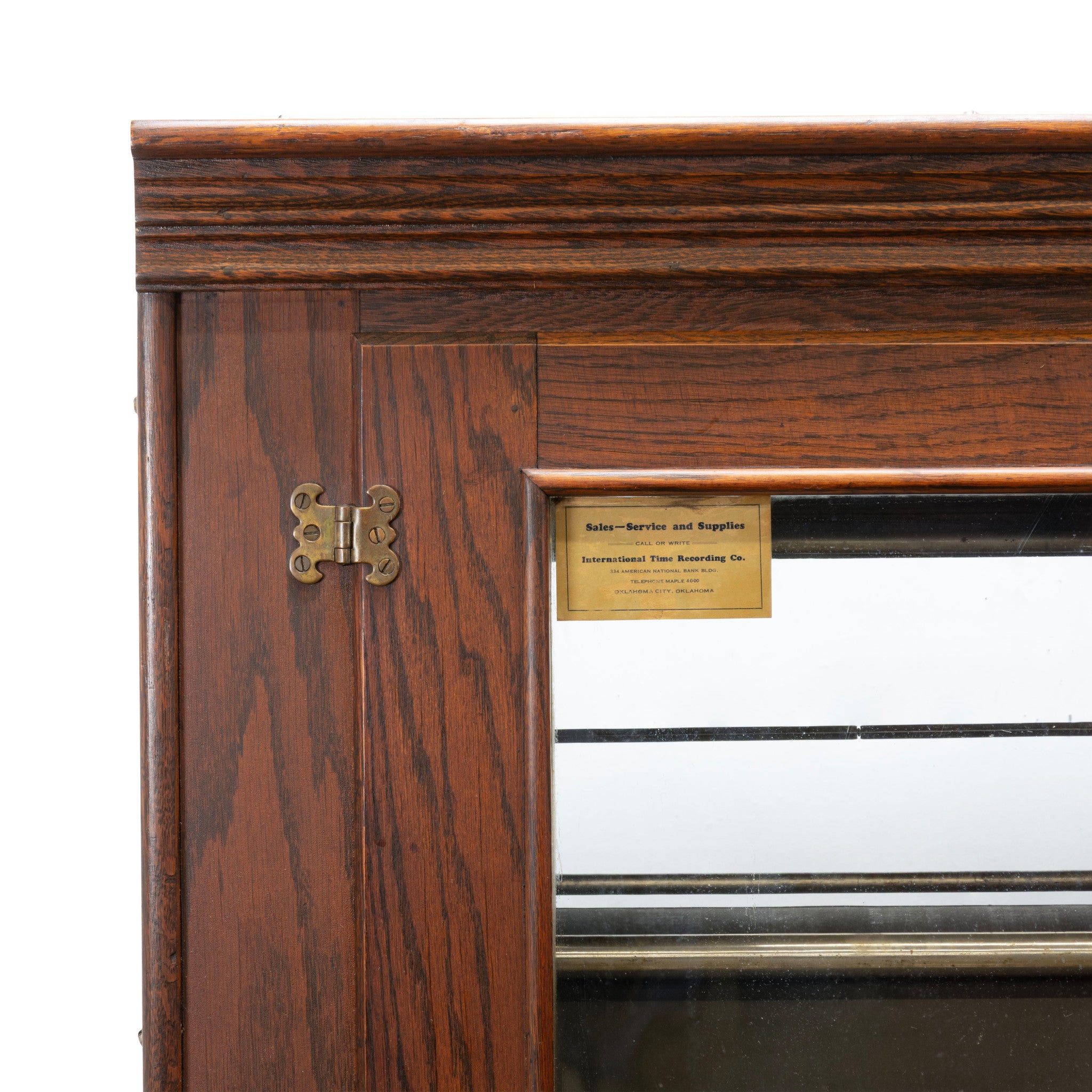 International Time Recording Dial Clock