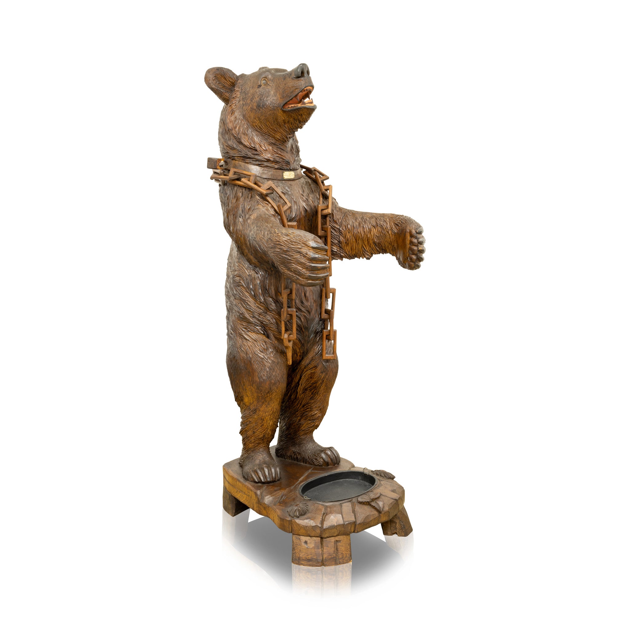 Exceptional Black Forest Bear Umbrella Stand, Furnishings, Black Forest, Umbrella Stand