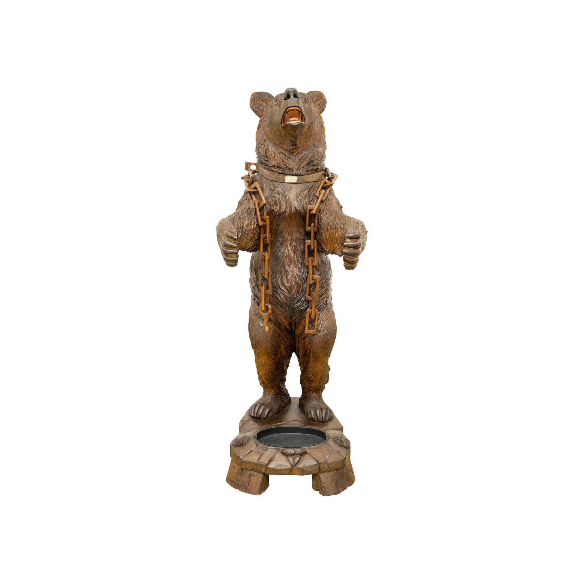 Exceptional Black Forest Bear Umbrella Stand