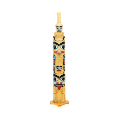 Northwest Style Totem by Howard Gregory, Native, Carving, Totem Pole