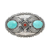 Navajo Turquoise and Silver Buckle, Jewelry, Buckle, Native