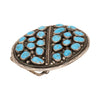 Navajo Turquoise and Silver Buckle