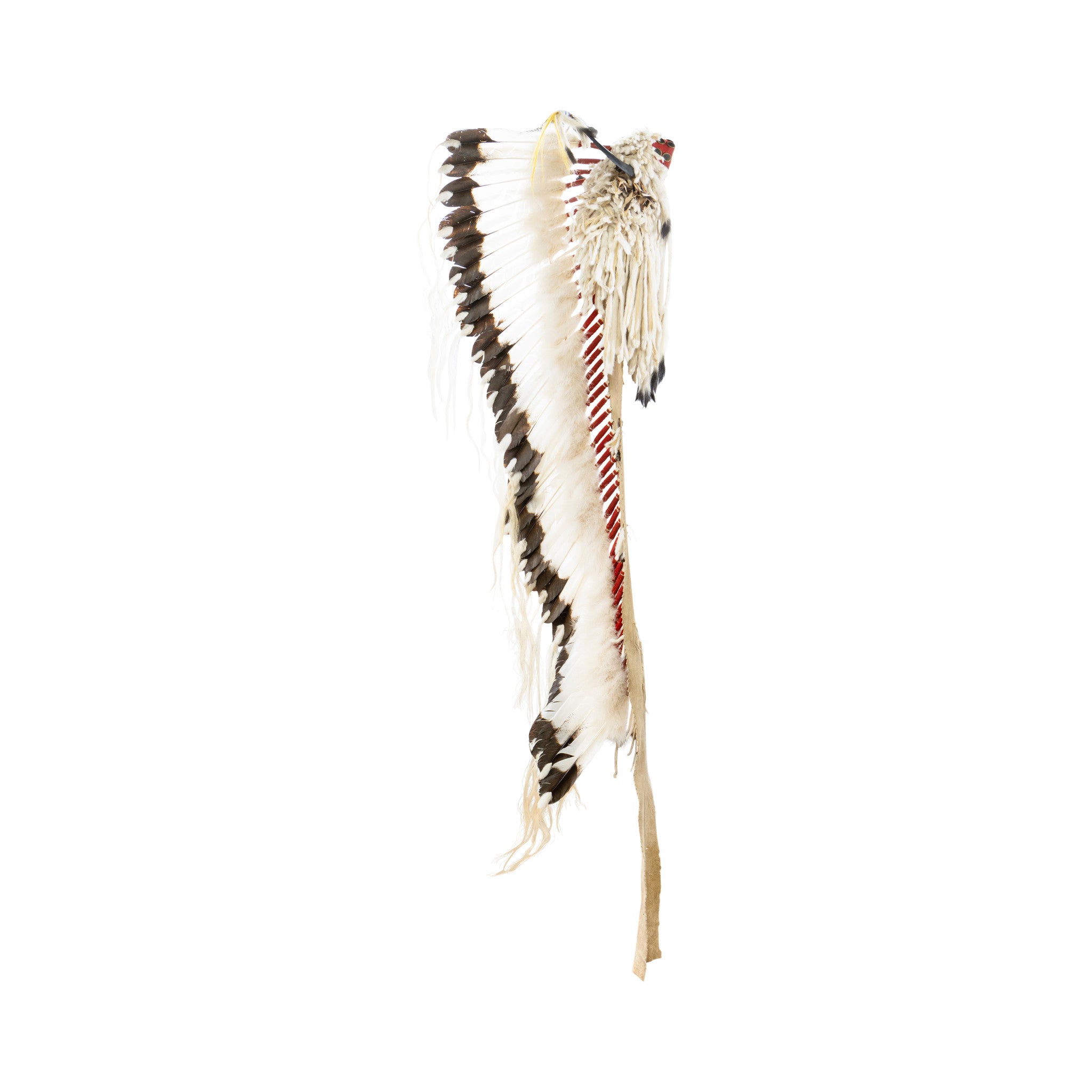 Mandan Split Horn Single Trailer Style Headdress