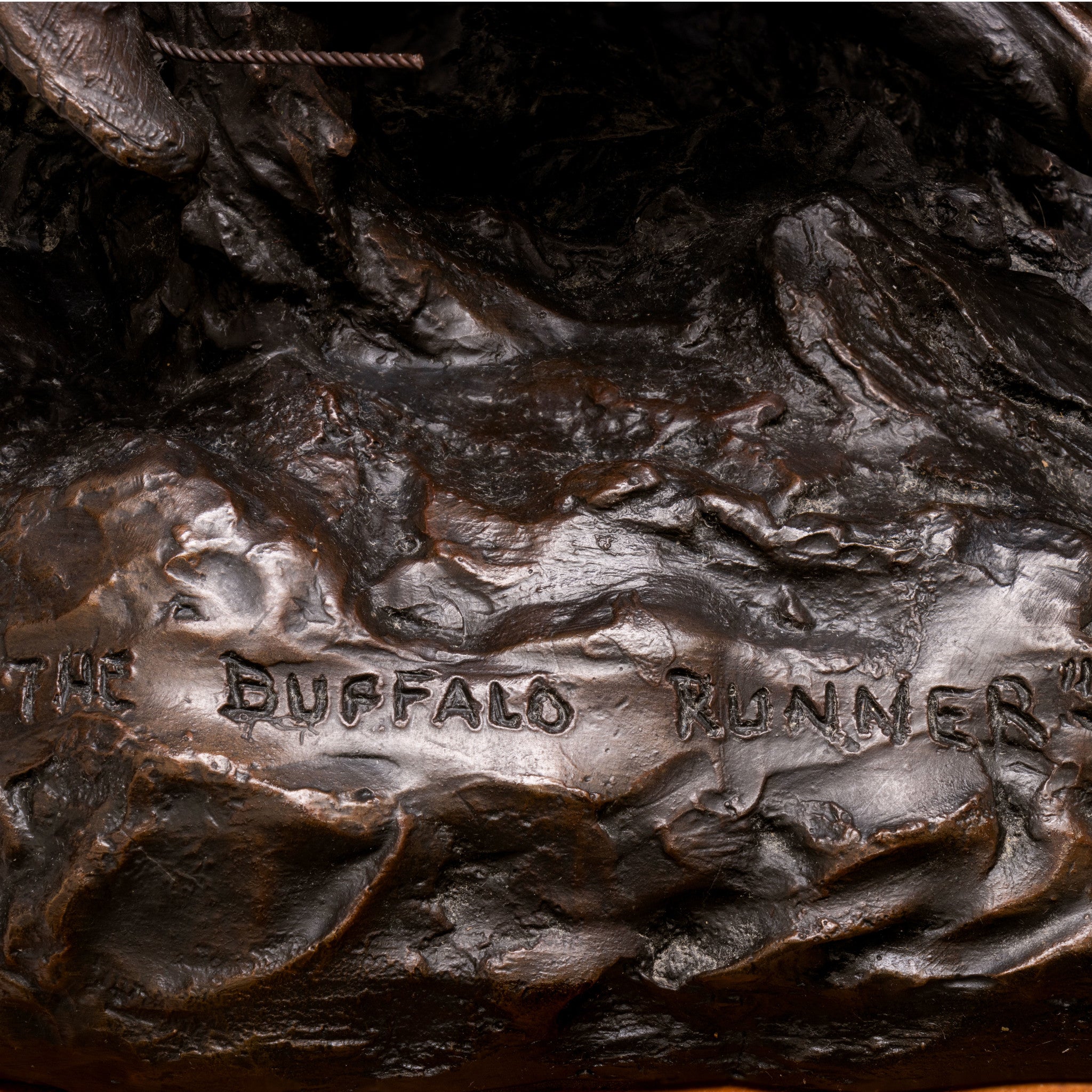 Buffalo Runner by Bob Scriver