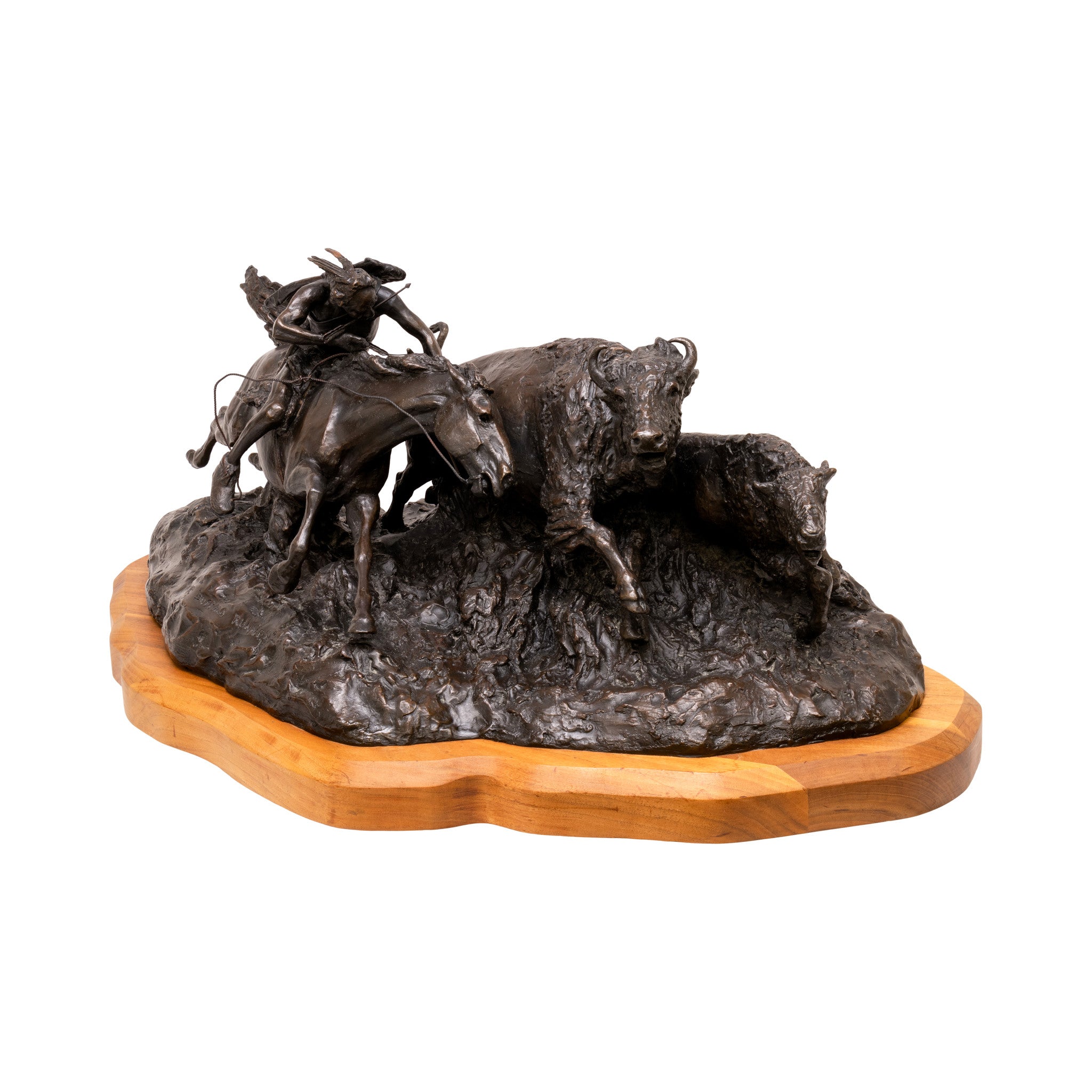 Buffalo Runner by Bob Scriver