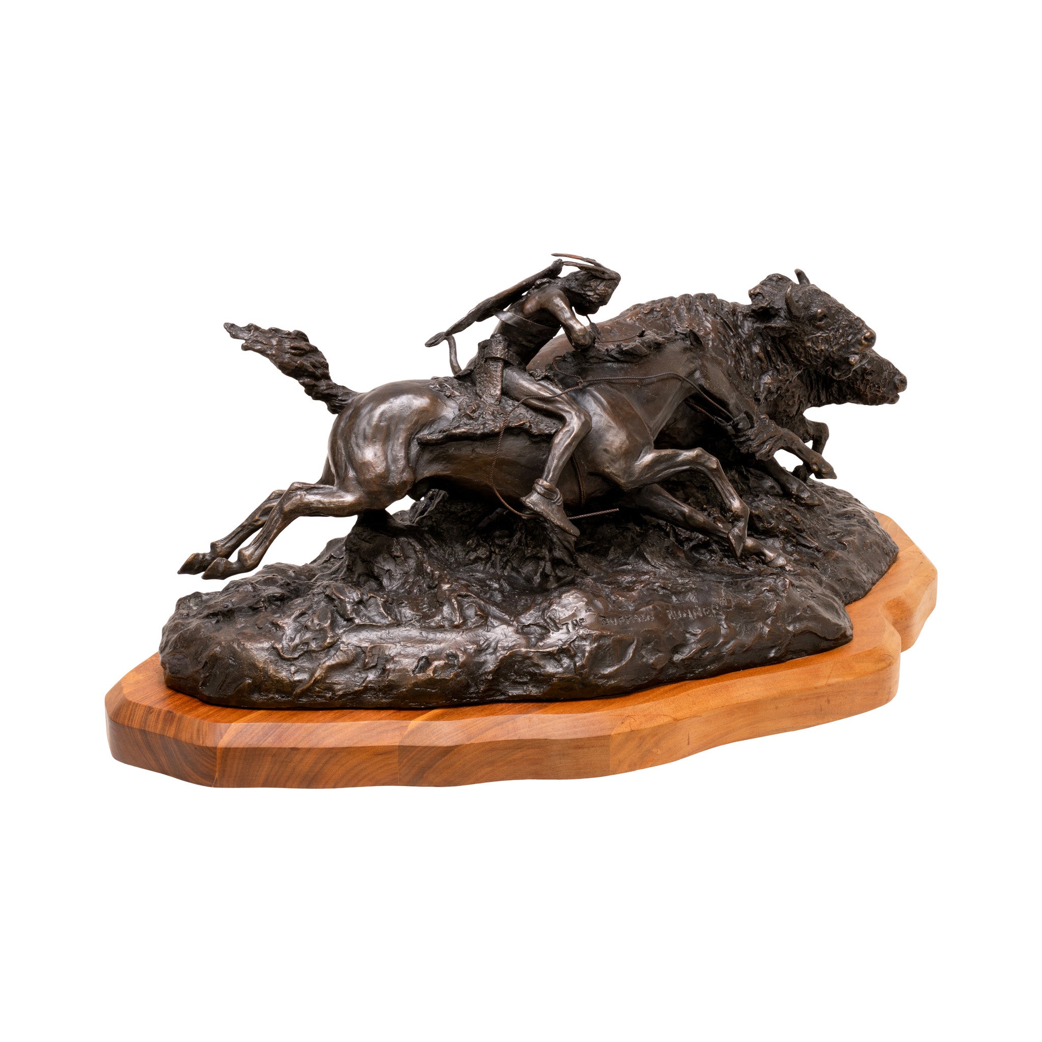 Buffalo Runner by Bob Scriver