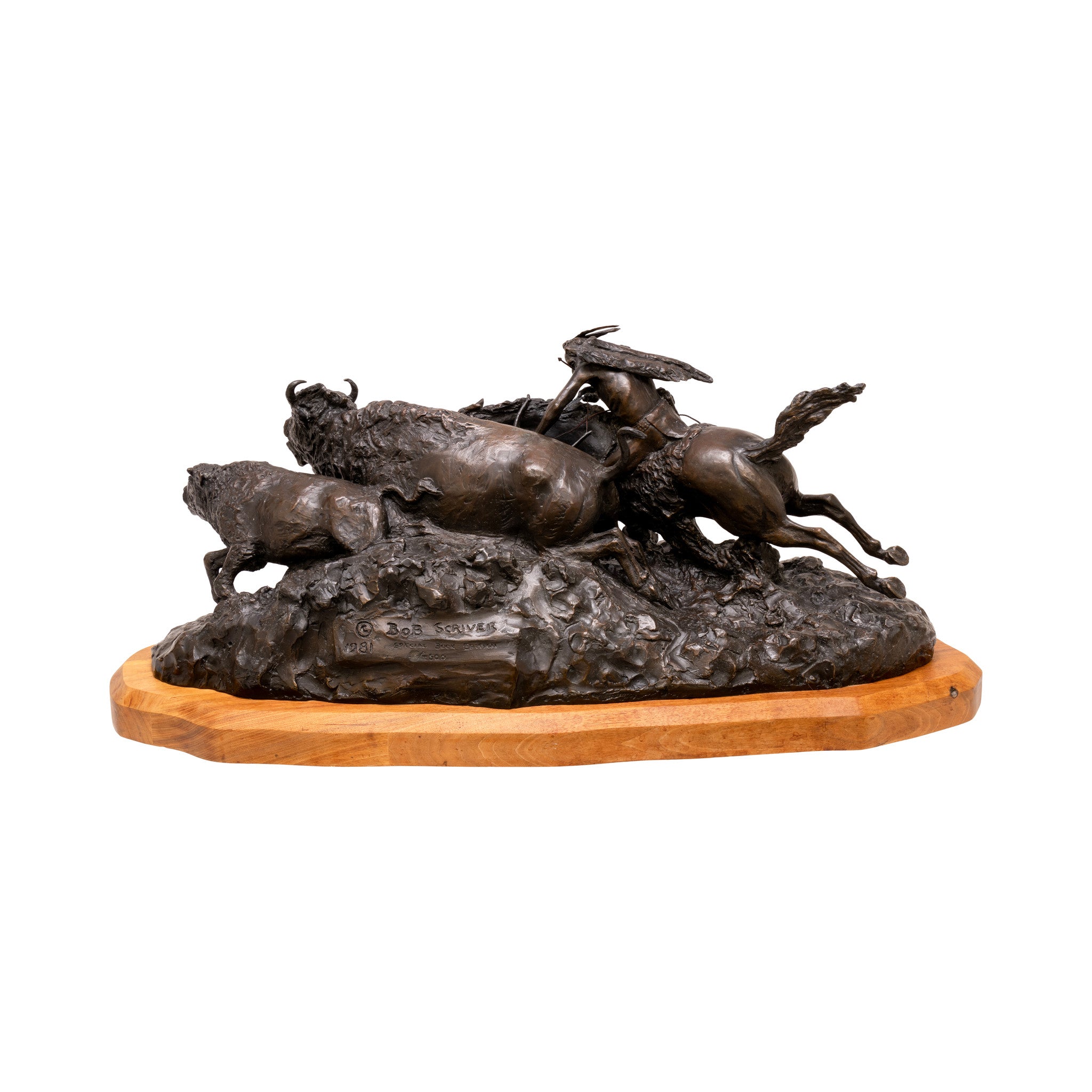 Buffalo Runner by Bob Scriver