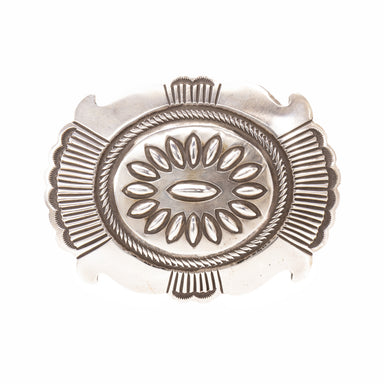 Sterling Silver Belt Buckle, Jewelry, Buckle, Native