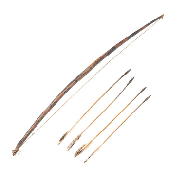Sioux Bow and Matching Arrows, Native, Weapon, Bow