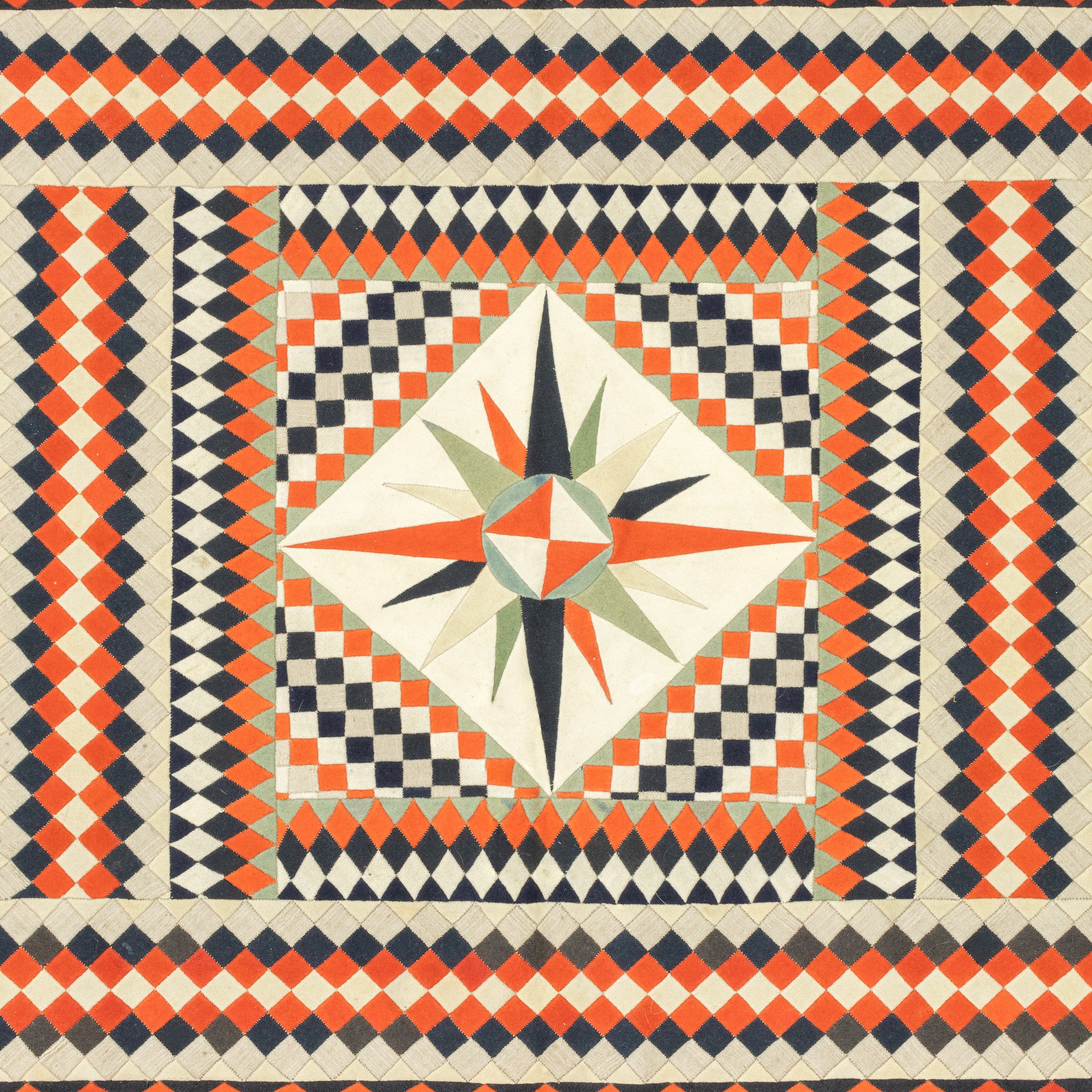 British Military Intarsia Quilt