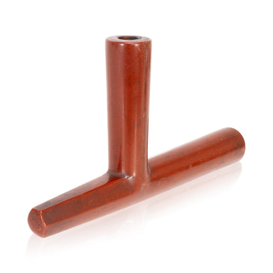 Sioux Catlinite T Pipe Bowl, Native, Pipe, Catlinite
