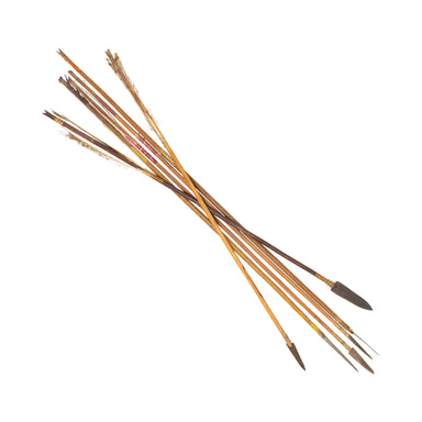 Six Northern Plains Arrows, Native, Weapon, Arrow