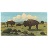 "A Great Herd Graze" by Charles Damrow, Fine Art, Painting, Western