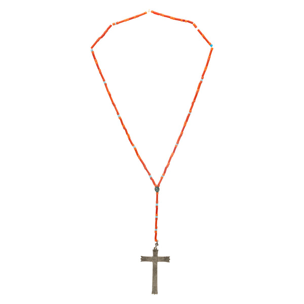 Mexican Crucifix Pendant, Jewelry, Necklace, Southwest