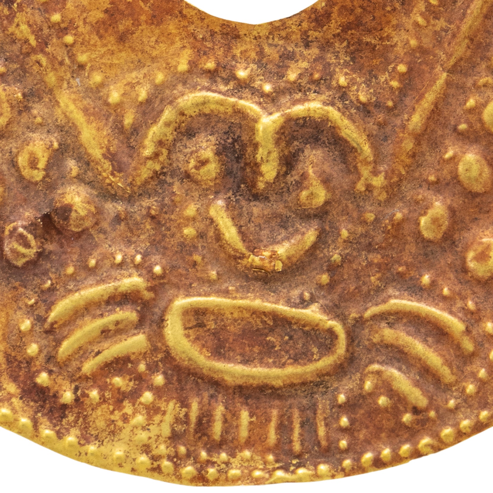 Pre-Columbian 20K Gold Nose Ornament