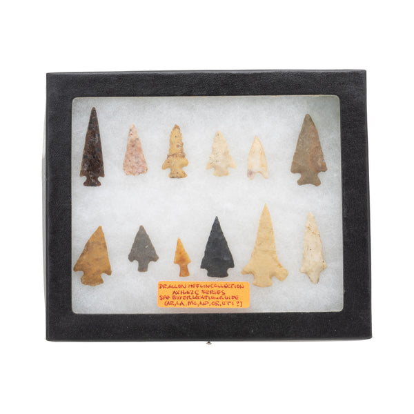Collection of Bird Points, Native, Stone and Tools, Arrowhead
