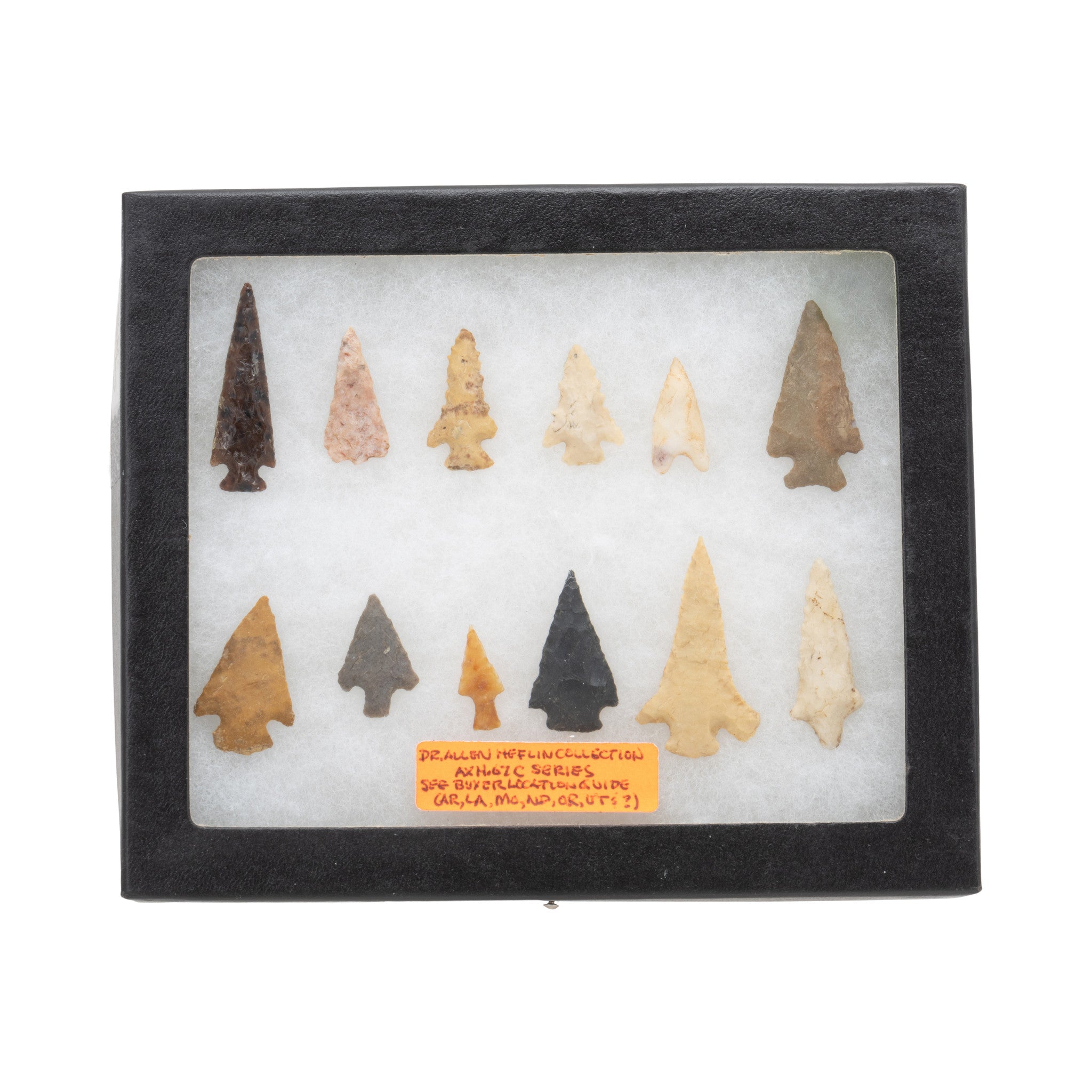 Collection of Bird Points, Native, Stone and Tools, Arrowhead