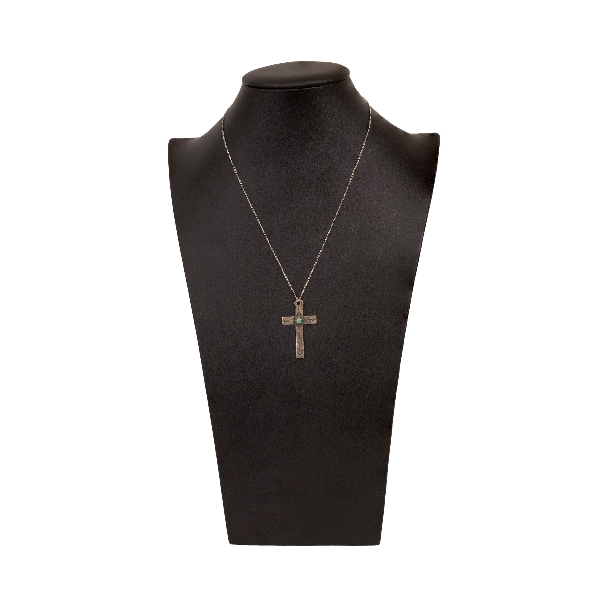 Turquoise Cross Pendant