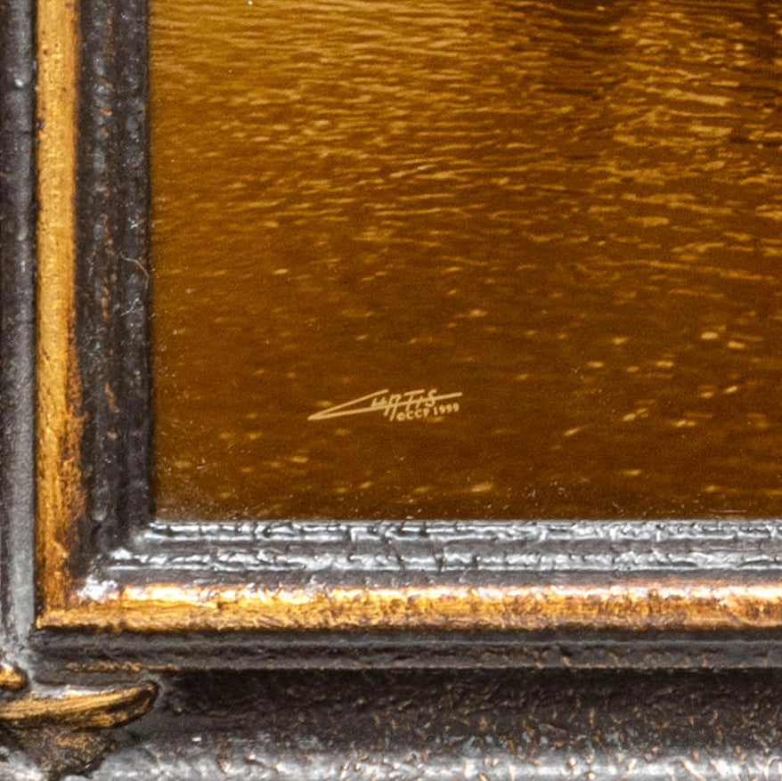 "Homeward" E.S. Curtis Goldtone