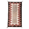 Navajo Crystal Double Saddle, Native, Weaving, Double Saddle Blanket
