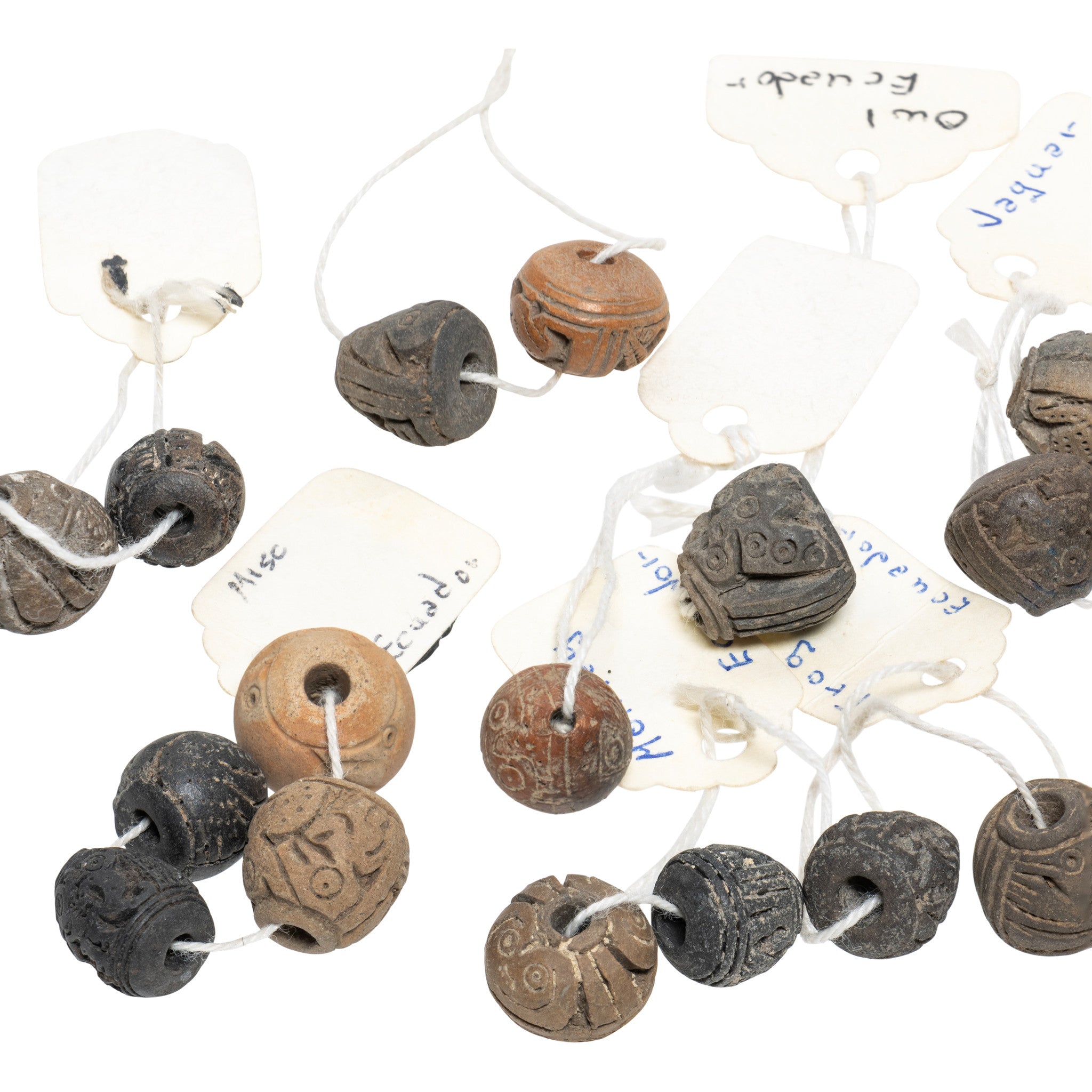 Pre-Columbian Clay Beads