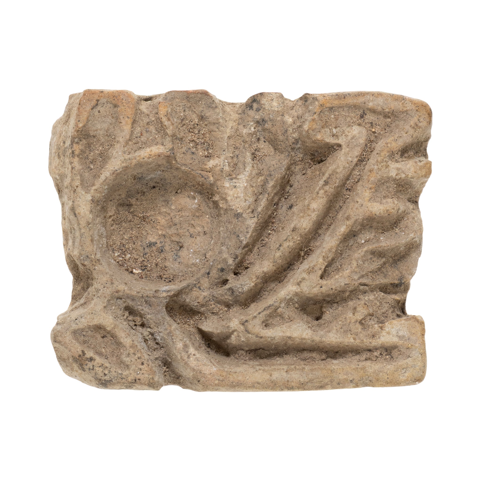 Prehistoric Pottery Stamp Seal, Native, Stone and Tools, Other