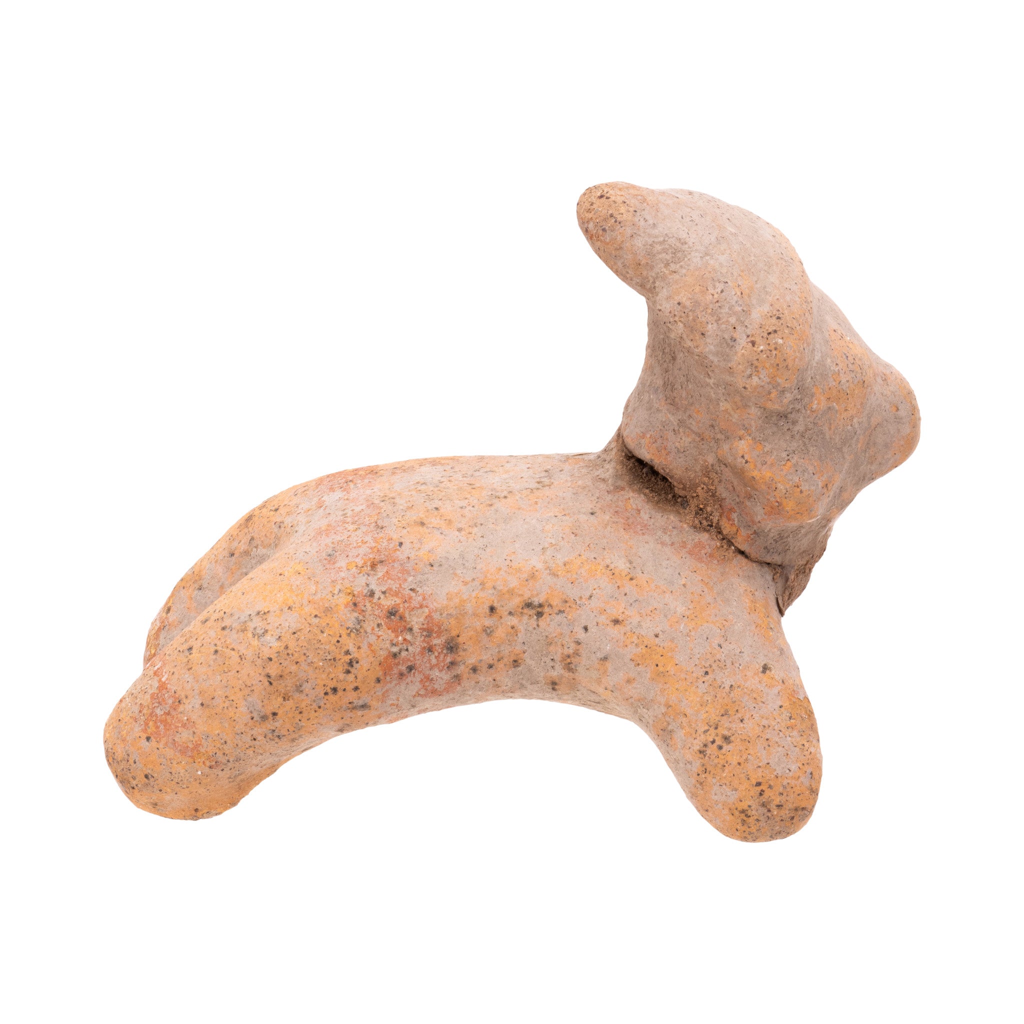 Pre-Columbian Pottery Dog Figure