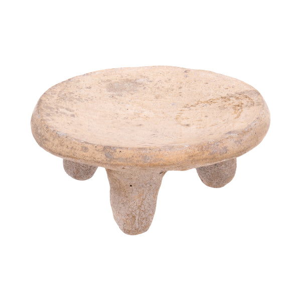 Pre-Columbian Miniature Tripod Plate, Native, Pottery, Prehistoric
