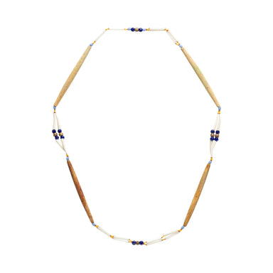 Northwest Bone Tube Necklace, Native, Garment, Necklace