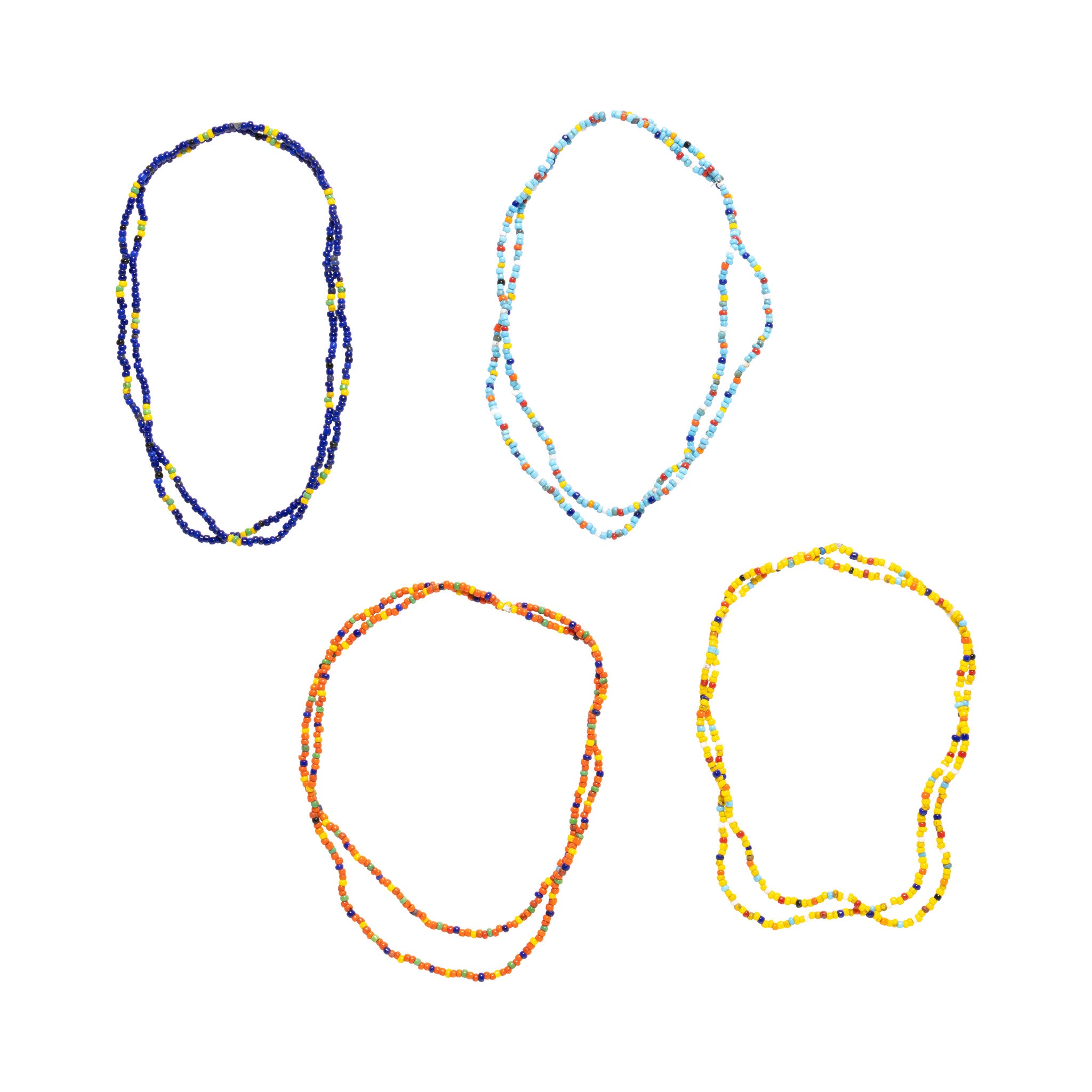 Early Pawnee Bead Strands