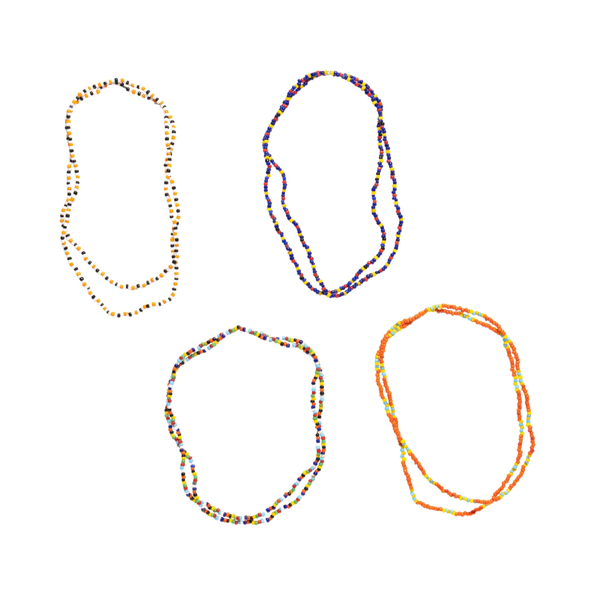 Early Pawnee Bead Strands