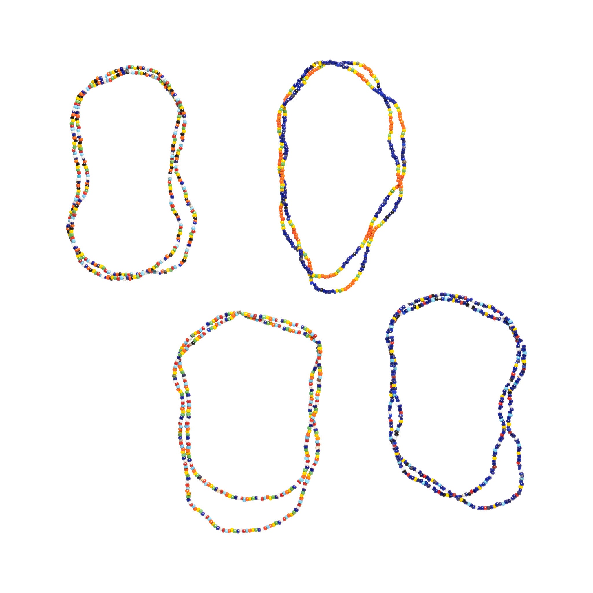 Early Pawnee Bead Strands